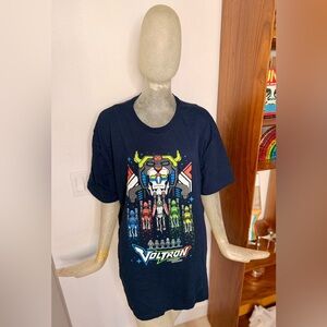 DreamWorks Voltron Lootwear Exclusive Navy Blue Short Sleeve Crew Neck Top. 3XL